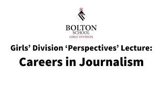 Perspectives Lecture - Journalism