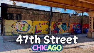 Chicago Neighborhood Walk | 47th Street Chicago | Neighborhood Walking Tour | Virtual Walk