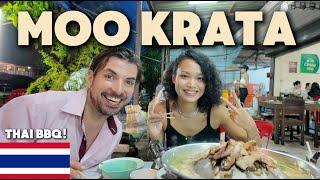 Rainy Day Moo Kata Feast in Bangkok with Thai actress Nicha ️