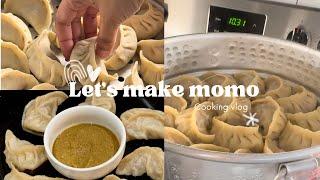 How to make Nepali style chicken momo || Easy momo recipe ||  Juicy chicken momo