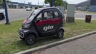 GIO All-Season Enclosed Mobility Scooter Car