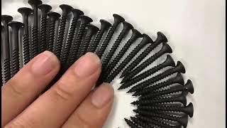 Gypsum Board Tornillos Drywall Screws Coarse Thread Black Phosphate Bugle Head Screw