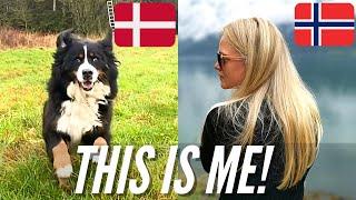 Where I live in Norway // Where I grew up in Denmark