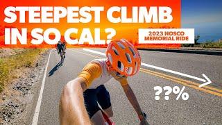 AN EPIC RIDE | 20%+ gradients & 8,500' of climbing | Nosco 2023 Memorial Ride