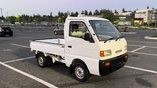 1996 Suzuki Carry Truck with 4WD 5 spd plus Extra low air conditioning