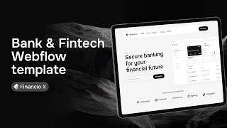 Financio X - Bank Webflow Template | BRIX Templates