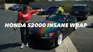 CRAZY WRAP COLOR | SABRINA x TJ HUNT HONDA S2000 WRAP REVEAL