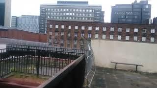 Old Waterloo Street Car Park Walkabout in Glasgow, Scotland.