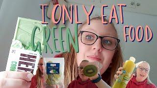 I ONLY ate GREEN foods for 24 hours !!! | TANWEN HAIGH