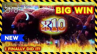 10X MULTIPLIER FINALLY! Buffalo Power Pay Slot - BIG WIN!