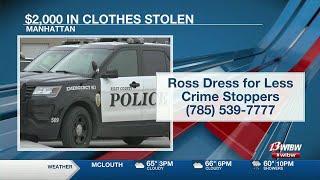 Riley County police investigating $2,000 theft from Ross store in Manhattan