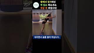 40대 이후 집에서 벽짚고 해보세요 뱃살 싹다 날라갑니다. [집에서 운동, 마운틴 클라이머, 서서하는 복근운동, 뱃살빼는운동]