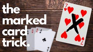 NAMED CARD IS THE MARKED CARD! - Easy Card Magic Trick #cardtrickmagic #easymagictricks