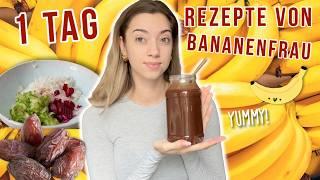 1 TAG essen wie die BANANENFRAU von TikTok.. (keine Bananen mehr??)