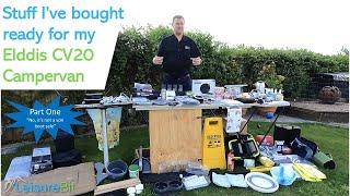 Stuff I’ve bought ready for my Elddis CV20 Campervan - Part 1: No, it’s not a van boot sale