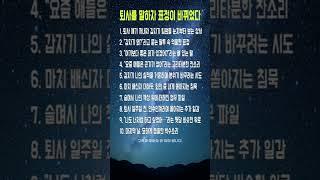 퇴사 이직 결심 후 겪는 소름 돋는 일들 직장인 반응