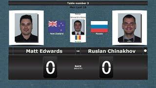 Pool Men Last 16 : Matt Edwards vs Ruslan Chinakhov