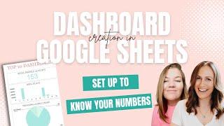Create a dashboard in Google Sheets to analyze data and make data-driven decisions in your business!