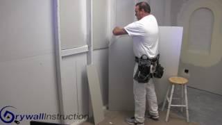 Cutting Drywall -  Angles - Drywall Instruction