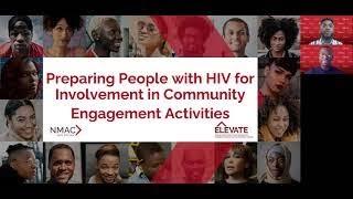 ELEVATE: Preparing People with HIV for Involvement in Community Engagement Activities