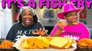 Cooking and Eating a MASSIVE Fish Fry (Crispy and Delicious!)