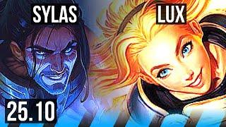 SYLAS vs LUX (MID) | 10/3/7, Dominating | EUW Master | 25.10