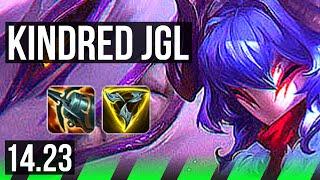 KINDRED vs VIEGO (JGL) | 1000+ games, Dominating | KR Master | 14.23