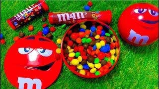 Unboxing All M&M's Chocolates and Candies and Skittles 