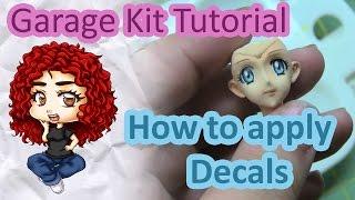 Resin Kit Tutorial: How to apply water slide decals