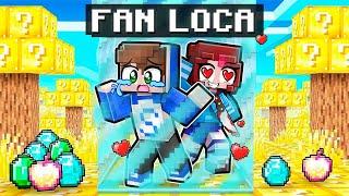 Encerrado con una FAN LOCA en un Mundo de LUCKY BLOCKS! Sparta356