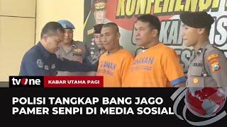 Abang Jago Pamer Senjata Api di Sidoarjo Ditangkap Polisi | Kabar Utama Pagi tvOne