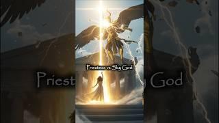 Priestess vs Sky God !!  #battle #demon #duel #aiart #versus