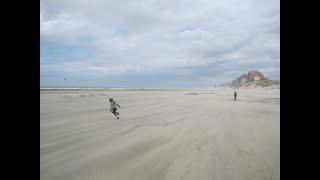 A sandstorm on the Belgian coast! At Westende Bad in Flanders, May 2021.