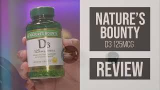 Nature's Bounty Vitamin D3  Review