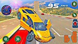 Real Car Crash Racing Simulator - Extreme Beam Demolition Derby Car Drive -  Android GamePlay