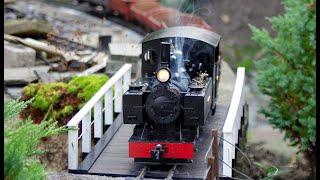 Rails in the Garden - WDLR locos visit the Lawnswood Light Railway.