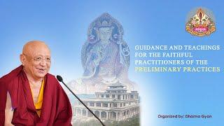GUIDANCE AND TEACHINGS FOR THE FAITHFUL PRACTITIONERS OF THE PRELIMINARY PRACTICES