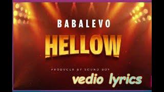 BABA LEVO - HELLO (vedio lyrics)