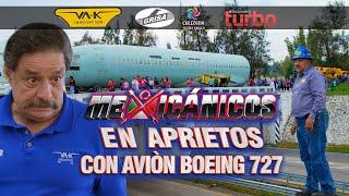 Mexicánicos en aprietos con Avión Boeing 727 en Orizaba