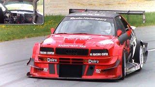 700+Hp AUDI S2-R QUATTRO || Brutal INLINE 5 TURBO Sound ONBOARD