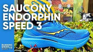 Saucony Endorphin Speed 3 - Versatile, excels at the long run