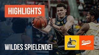 Wildes Spielende! MHP RIESEN Ludwigsburg - RASTA Vechta - BBL Highlights