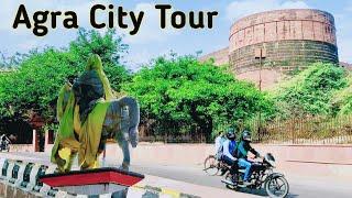 आगरा शहर । Agra Ride | Agra City's Ride | Agra fort vlog