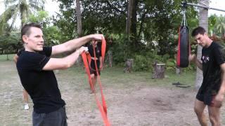 Chain and Rope fighting with Rick Tew at NinjaGym Camp Thailand.MTS