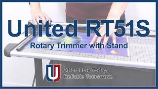 United RT51S - 51" Wide Format Professional Rotary Trimmer with Stand