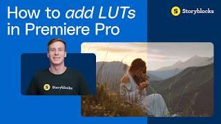 How to add LUTs in Premiere Pro (Tutorial)