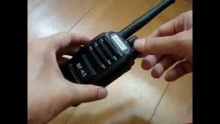 How to listen FM radio on Two Way Radio Walkie Talkie BF-K5