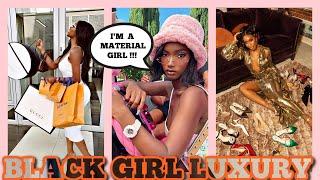 FEMININE RICH BLACK WOMEN IN LUXURY SHOPPING VLOG COMPILATION | BLACK GIRL LUXURY AESTHETIC TIKTOK