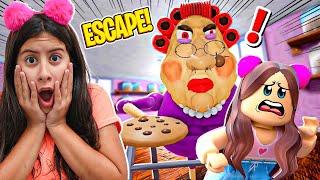 Escapamos da Vovó Malvada - Roblox Escape Grandma