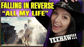 Yeehaw Metal ?? Falling In Reverse - "All My Life (feat. Jelly Roll)" | FIRST TIME REACTION